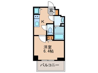 間取図 プレサンス南森町ライズ（901）