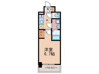 間取図 エスリード大阪梅田WEST（604）