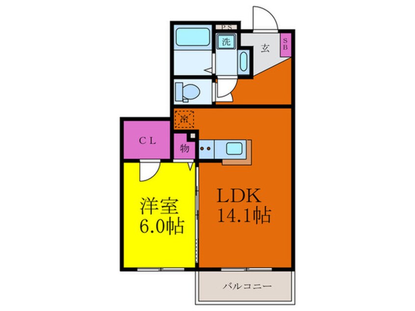 間取図 アネスティコ－ト