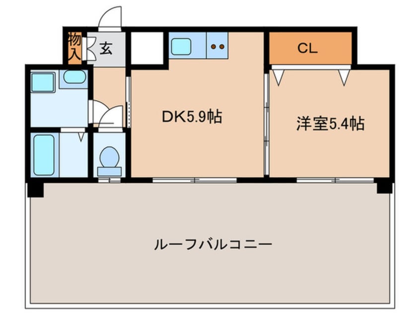 間取図 ラ・フォーレ松ヶ枝町Ⅲ