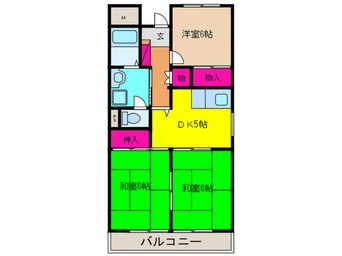 間取図 小浦ビューハイツ