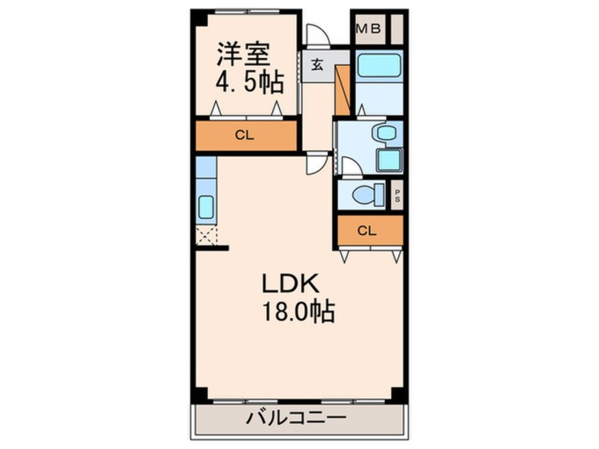 間取図 小浦ビューハイツ