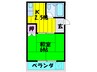 メゾンアオキ 1Kの間取り