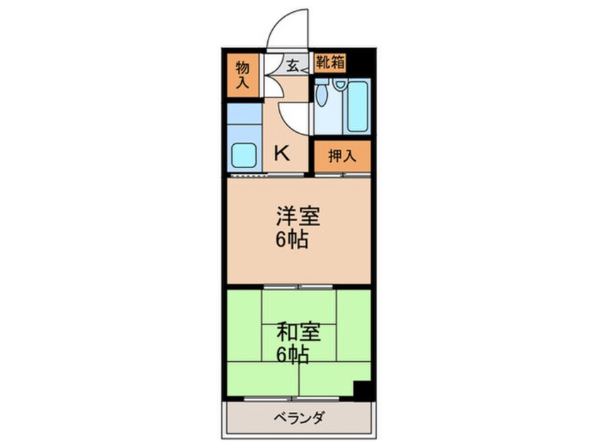 間取図 メゾンエイコ－浮田町