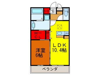 間取図 カーサヴェルデ鶴見