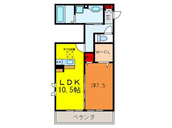 間取図 カーサヴェルデ鶴見