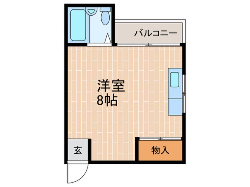 間取図 ランドレディ鶴見