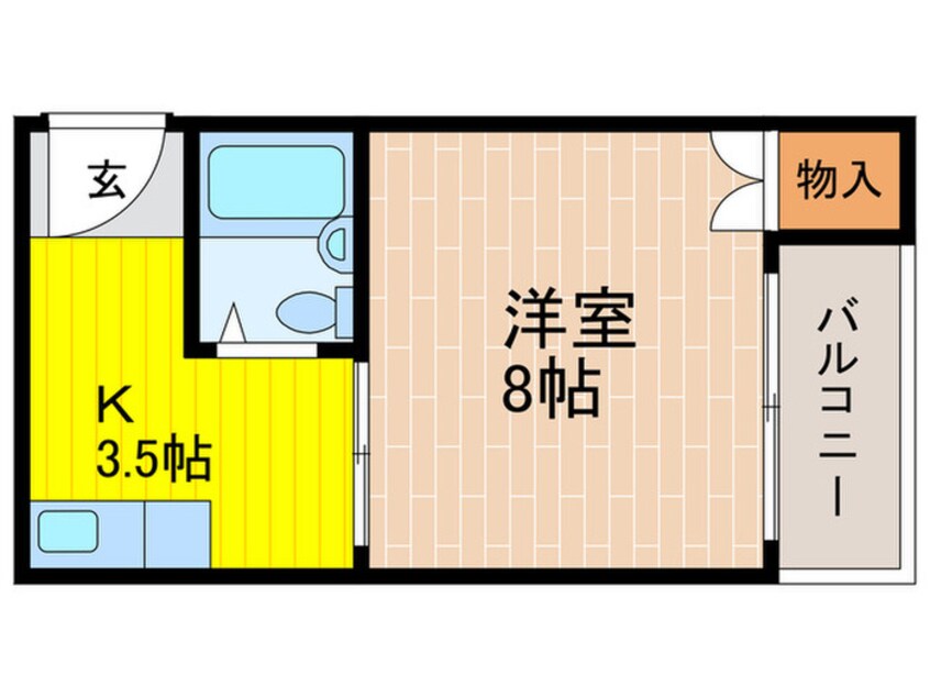 間取図 ランドレディ鶴見