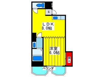 間取図 コ－ポあすか