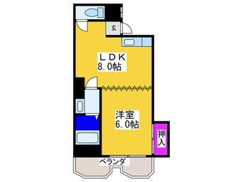 間取図 コ－ポあすか