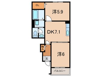 間取図 ウエストシー
