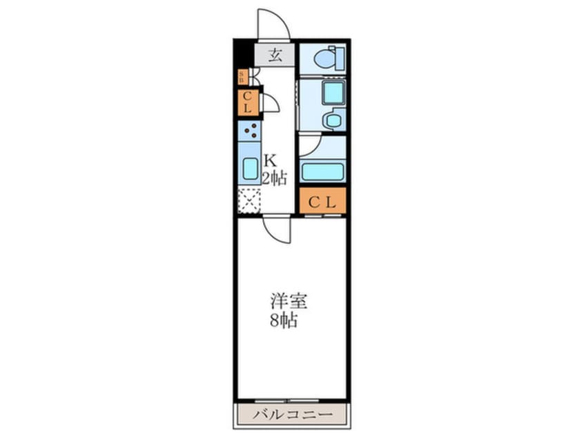 間取図 レピア西陣