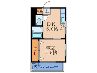 間取図 岡本ハイツ