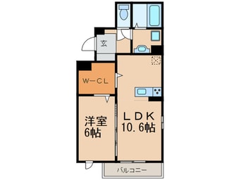 間取図 アンティークショコラⅢ番館