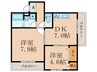 レ・セーナ 2DKの間取り