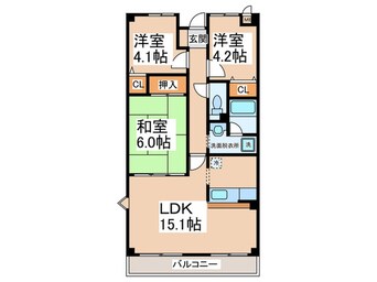 間取図 ドミールまつなみ