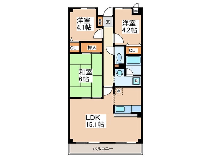 間取り図 ドミールまつなみ