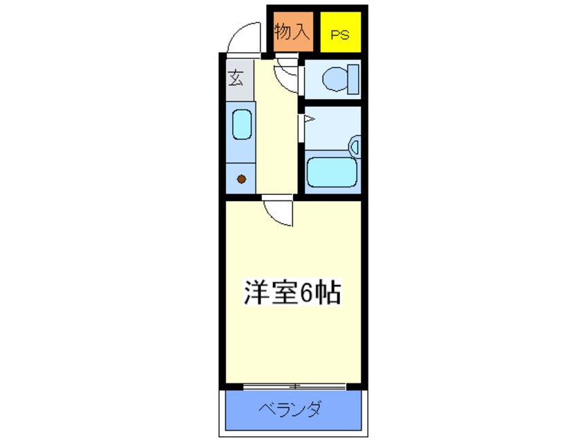 間取図 グランロード弁天町