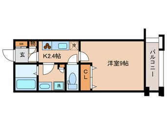 間取図 パインフィ－ルド洛東