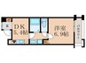 パインフィ－ルド洛東 1DKの間取り