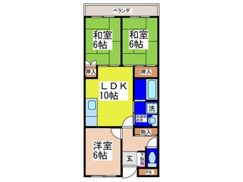 間取図 ヴィルフォ－レミチハタ