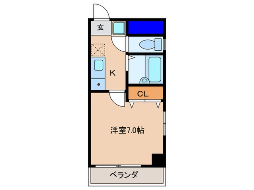 間取図 ラ・プラージュ同心