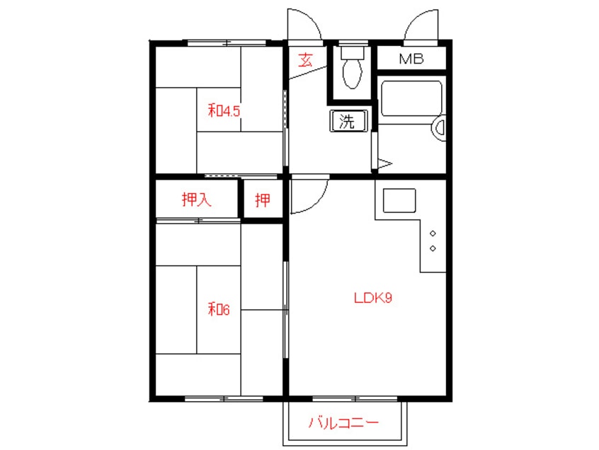 間取図 フラワー芦屋