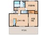 アットソレイユ 2LDKの間取り