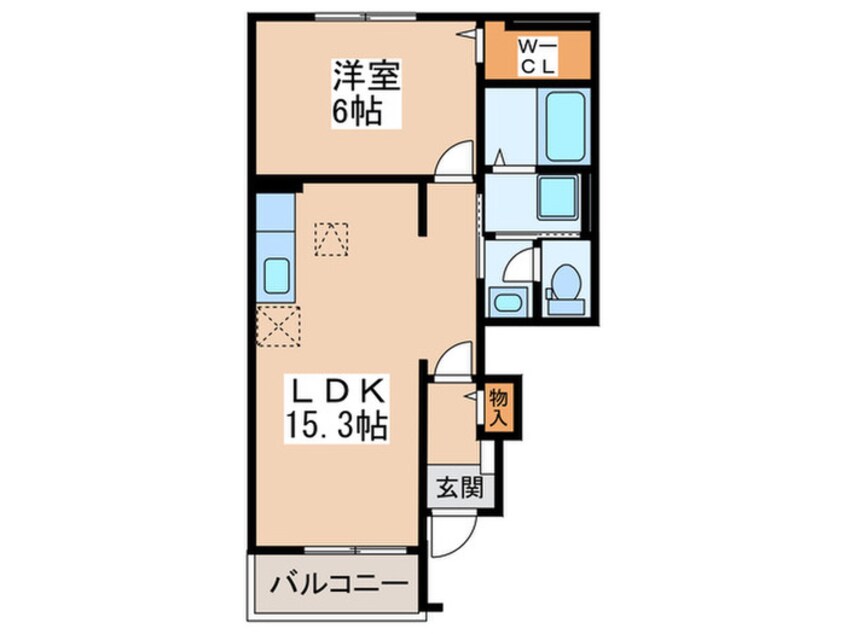 間取図 マロン　ツリー