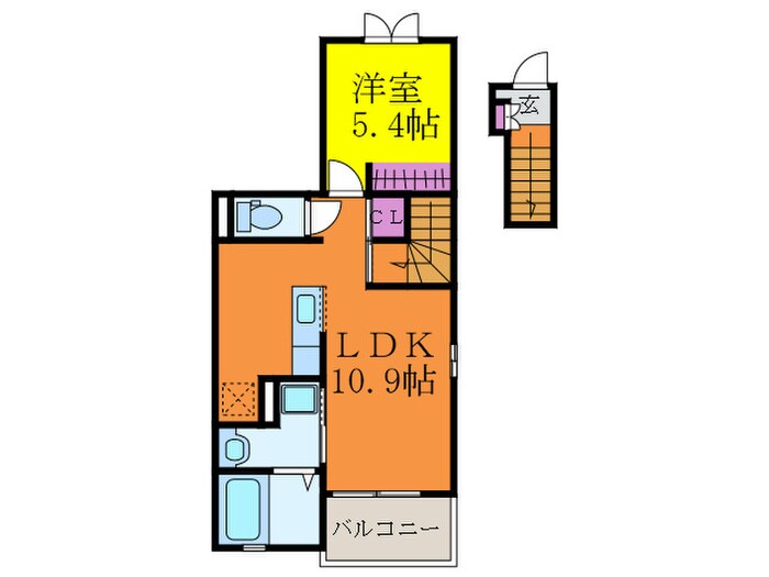 間取り図 メゾン・ロザージュ