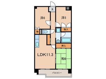 間取図 エンゼラ－ト明石