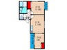 Ｌｅ・Ｖｅｎｅｔｉａｎ 2DKの間取り