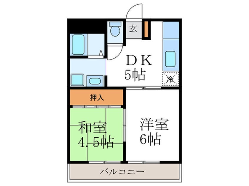 間取図 グランデ葛野