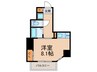ル・パルトネール梅田北（1305） 1Rの間取り