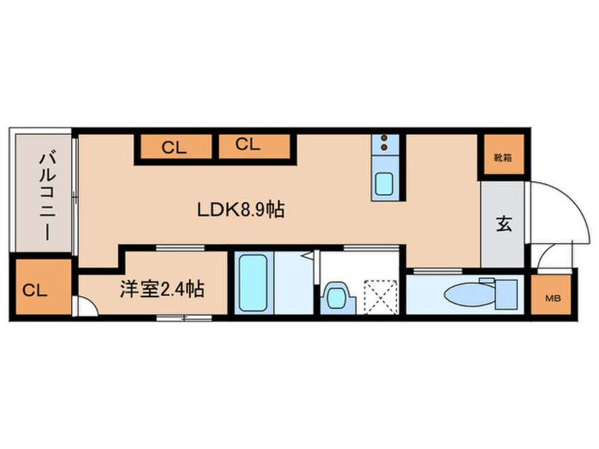 間取図 エヌエムキャトフヴァンセット