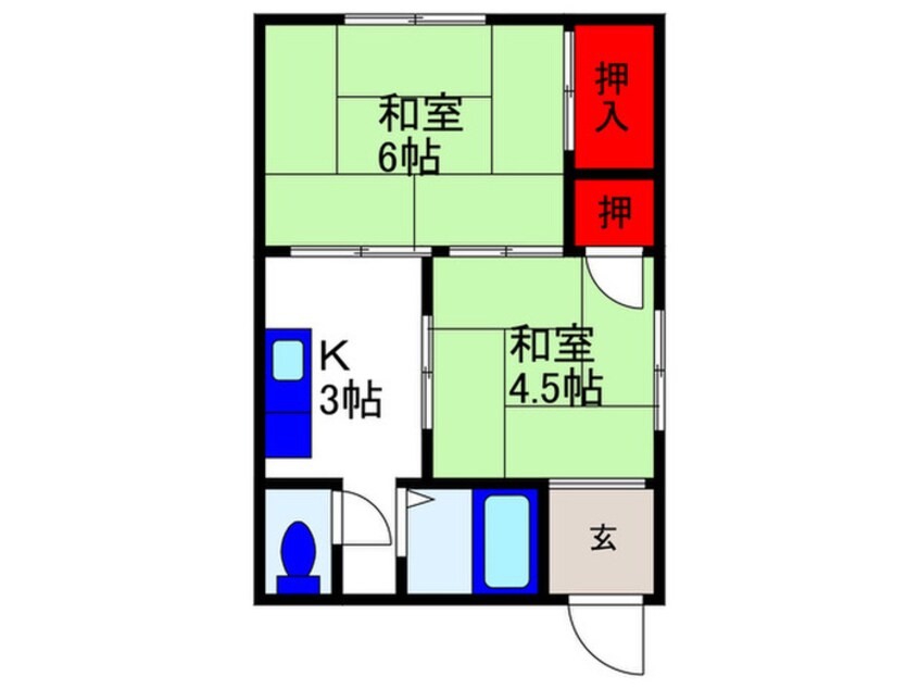 間取図 宮の前苑