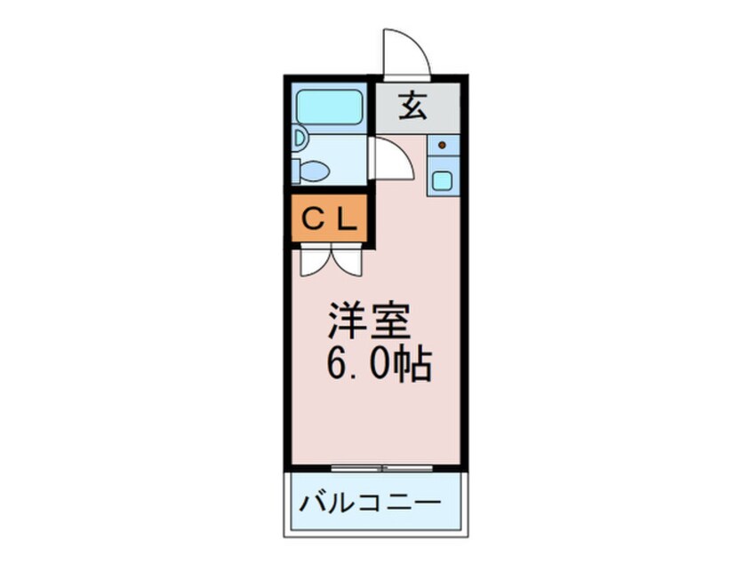 間取図 カルム千里山Ⅱ