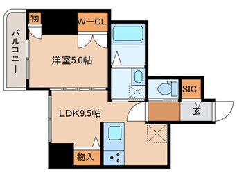 間取図 LaCASA 上汐