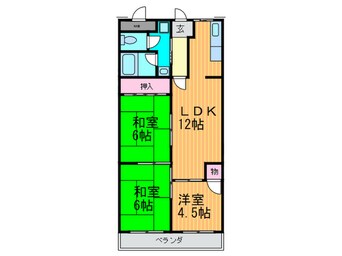 間取図 グランド－ル福川