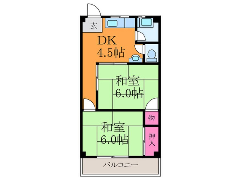 間取図 エルソフィア正雀 Ⅰ