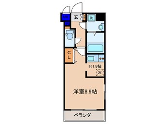 間取図 アスヴェル京都東寺前(206)