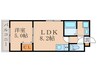 グランカーサ日の又 1LDKの間取り