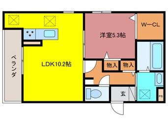 間取図 スペチアーレ放出東