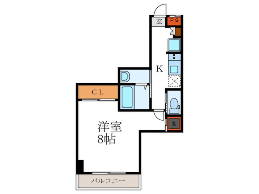 間取図 Ｆｒｕｉｔａｇｅ下鴨