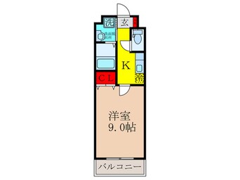 間取図 カルム千里