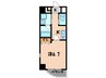 リエス尼崎東 1Kの間取り