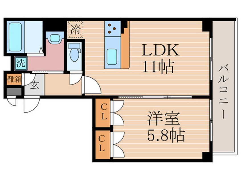 間取図 セレンディピティ