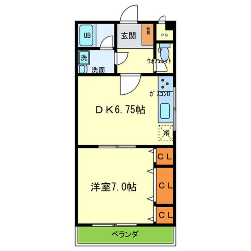 間取図 Ｖｕｌｃａｎ城山