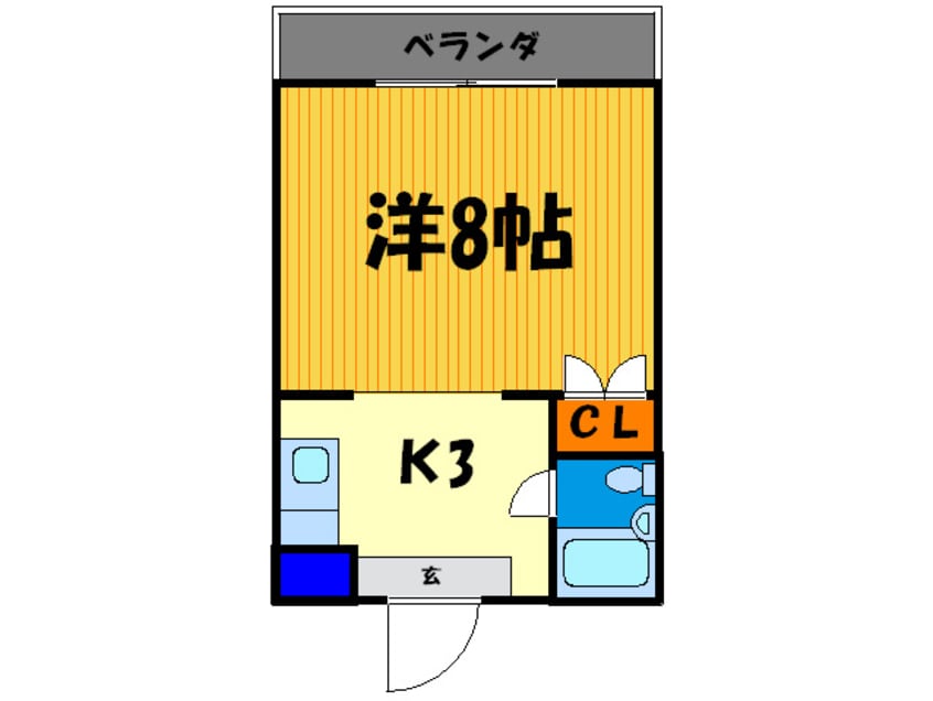 間取図 スチューデントハイツ ネム