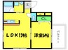 シティコ－ト熊野町 1LDKの間取り